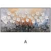 Pintura decorativa con textura de pluma caliente de Amazon, con núcleo de óleo puro pintado a mano de flores abstractas para dormitorio y sala de estar, para colgar en la pared.
