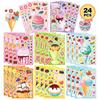 Calcomanías de Decoración de Postres de Dibujos Animados Helado Postre Lindo Calcomanías de Rompecabezas DIY Dibujos Animados Verano