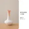 Nuevo Jarrón Creativo de Cerámica con Esmalte de Cristal con Flores Secas, Adornos Pequeños, Decoración de Mesa para Sala de Estar Estilo Chino Moderno, Arreglo Floral Artístico