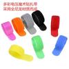 Brida de velcro de color con voltaje para acabado de computadoras, enrollado de cables, almacenamiento de cables de datos