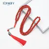 Pulsera con Borlas Cuentas de Oración de Oriente Medio Subhah de Mano Cuentas de Oración 99 Cuentas Tasbih Cuentas de Oración Pulsera de Estilo de Oriente Medio