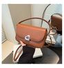Texchy Western Style 2024 Inverno Nova Estética Casual Moda Casual Ombro Crossbody Bolsa de Axila para Mulheres