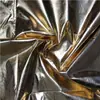 Suministros de Fábrica Tela con Foil Dorado Mate, Tejido para Ropa y Vestidos con Patrón Nuevo Resistente a la Radiación