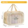 Nueva Bolsa de Aseo Separada Seca y Húmeda Doble Capa Impermeable Viaje Almacenamiento Maquillaje Bolsa Cosmética de Dibujos Animados Visual de Gran Capacidad