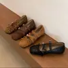 Zapatos Mary Jane de Moda para Mujer, Diseño de Moda Otoñal, Versátiles Zapatos de Salón Casuales Franceses con Lazo, Tacón Alto