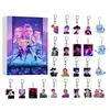 Calendario de Cuenta Regresiva Navideña de 24 Días para Boy Group Cazador de Kpop Transfronterizo Caja Sorpresa Colgante Llavero de Acrílico Navideño