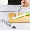 Cortador de cebolla de acero inoxidable spot Cortador de cebolla gadget de cocina para el hogar cortador de verduras cuchillo de flor para trefilado de cebolla con protección