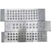 Placas de Laminação de Fio para Joias de Ouro e Prata, Formatos Redondos Extra Pequenos, Duas Fileiras, Três Fileiras, Quatro Fileiras de Placas de Laminação de Fio, Ferramentas de Laminação de Fio para Fabricação de Joias e Ourivesaria