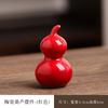 Mini Adornos de Calabaza de Cerámica, Lindos y Coloridos, Mascotitas de Té Pequeñas y Frescas, Accesorios para la Ceremonia del Té, Cinco Bendiciones y Calabazas Coloridas