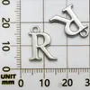 Aleación de Zinc 26 Letras Mayúsculas del Alfabeto Inglés A-Z Colgante Pequeño Pulsera DIY Collar Llavero Accesorios de Joyería Colgante