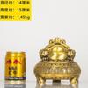 Adorno de Sapo Dorado de Cobre, Sapo de Tres Patas, Sapo Dorado, Regalo de Apertura de Tienda, Decoración para Sala de Estar y Oficina