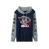 Sudadera con capucha de Comercio Exterior para Hombre y Mujer ATTACK ON TITAN Ataque Gigante Contraste Suéter con forro polar para Pareja