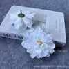 Flores artificiales, cabezas de flor de peonía, materiales DIY para accesorios de pelo de estilo tradicional, flores artificiales de alta calidad y realistas para decoración de escenas