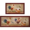Felpudo Decorativo Navideño Transfronterizo Alfombra Larga de Cocina Absorbente de Aceite Felpudo Antideslizante Resistente a la Suciedad para Puerta para Pelo