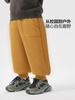 Calça Esportiva Casual Forrada com Fleece para Meninos Calça de Moletom Quente Roupa de Inverno 2026 Nova Roupa Infantil para Outono e Inverno