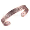 Pulseras de Cobre Rojo al por Mayor Amazon Pulsera Magnética de Cobre Puro Pulsera de Energía Vintage Europea y Americana Estilo Vintage Europeo y Americano