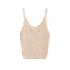 Camisola de Punto Hueco Sexy Body-Shaping de Deseo Puro Dulce Celebridad de Internet Camiseta Base Adelgazante para Ropa de Abrigo