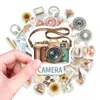 50 Pegatinas Curativas Estilo Acuarela de Fragmentos de la Vida Cotidiana, Nuevas Pegatinas Creativas Estilo Ins para Decoración de Diarios y Computadoras