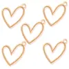 Directo de fábrica DIY accesorios para joyería aleación pulsera de amor conector de collar colgante de corazón A134
