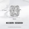 Venta en vivo Anillo Tesoro de Color Europeo y Americano Joyería Transfronteriza de Moda Europeo y Americano Tesoro Azul Anillo para Mujer Personalidad Creativa para Mujer
