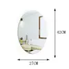 Adesivos de parede espelhados em acrílico, autoadesivos, espelhos de formato especial para banheiros e dormitórios, espelhos de maquiagem, venda direta do fabricante, exclusivamente para comércio exterior e vendas transfronteiriças