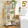 Estante Plegable de Pie Multicapa para Cocina, Horno, Microondas, Estante de Almacenamiento sin Instalación, Estante de Almacenamiento para Sala de Estar y Dormitorio