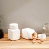 Suministrado Directamente por el Fabricante, Botellas de Plástico Pe de 60 ml, Botellas Sólidas para Medicamentos, Frascos para Pastillas, Botellas de Poliéster con Tapa de Rosca, Botellas Dispensadoras de Medicamentos