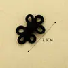 Accesorios de Ropa Tradicional China, Broches de Rana para Cheongsam, Botones Hechos a Mano de Libélula con Hilo Dorado de Cinco Hojas, Botones de Estilo Nacional