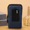 Riñonera de ocio para hombre, bolso de cintura resistente al desgaste para el trabajo, monedero de gran capacidad, riñonera de tres capas para teléfono móvil