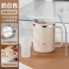 Caneca de Aço Inoxidável 304 de Camada Dupla Copo para Bebida Copo de Café de Escritório com Tampa Copo para Presente Portátil Portátil