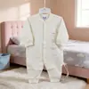 Mono de Bebé para Otoño Algodón Lana Sin Huesos Harem Dibujos Animados Bebé Niño y Niña Traje de Gateo de Manga Larga para Primavera y Otoño