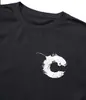 2025 verano nuevo comercio exterior Europa y Estados Unidos Amazon tesoro impresión digital camiseta manga corta cuello redondo top