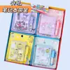 Caderno Infantil Fofo de Desenho Animado Sanrio, Caderno Kawaii do Grupo de Garotas Hunter, Conjunto de Canetas Esferográficas, Prêmios para Presente de Estudante