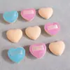 Esponja Mini Marshmallow de Cuero Brillante en Forma de Corazón, Esponja Marshmallow Engrosada Elástica Q que No Absorbe Polvo para Aplicar Maquillaje en Polvo