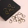 Ganchos Franceses para Orejas de Primavera, Clips para Orejas, Hebillas para Orejas, Accesorios de Joyería para Pendientes DIY, Ganchos Franceses para Orejas en Forma de D, Modernos y Sencillos