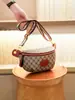 Riñonera Cruzada de Moda para Mujer Versátil Nueva Estampado de Letras Trendy Bolso de Pecho Tacto de Alta Gama Suministro Transfronterizo Bolso de Hombro