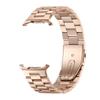 Pulseira Nice Milanese para Samsung watch7 ultra pulseira de metal de aço inoxidável fecho magnético três fileiras