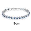 Pulseira de Flor de Verão Jinse Pulseira de Latão Zircônia Diamante Moda Simples e Generosa Combina com Tudo Joia de Alta Qualidade