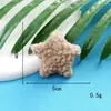 Nuevo Peluche Estrella de Cinco Puntas Accesorios DIY para Tocados Zapatos Calcetines Sombreros Pasadores Tela Dibujos Animados Accesorios