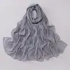 Transmissão ao vivo Cachecol longo de chiffon de pérola criptografado transfronteiriço com flores dobradas feitas à mão e contas, lenço de gaze de minoria étnica, lenço de cabeça malaio