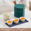 Panda Travel Tea Set Portátil Kung Fu Tea Set terno Outdoor Bule Camping Express Cup Company Gift