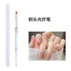 Fornecimento Direto Transfronteiriço de Canetas para Manicure Gradiente, Canetas de Cristal, Canetas em Forma de Leque, Canetas Esculpidas, Canetas Pintadas, Conjunto Portátil Disponível para Atacado
