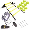 Set de Escalera de Agilidad, Set de Entrenamiento de Fútbol, Escalera de Agilidad, Escalera de Salto, Escalera de Velocidad, Discos Marcadores, Set de Paraguas de Resistencia