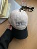 Gorra con visera bordada en inglés para mujer, gorra de béisbol retro pequeña para otoño e invierno, para hombre, primavera
