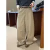 Pantalones ICCIICC de Trece Líneas Sueltos de Pierna Ancha con Corte Curvo, Pantalones Casuales para Mujer, Nuevo Estilo Otoño 2498