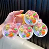 Mini Frutas Simuladas Comida Brinquedo Whac-A-Mole Chaveiro Estudante Brinquedo Educativo Chaveiro Alívio de Estresse Pequeno Presente Venda por Atacado