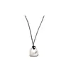 Collar Colgante Geométrico Cepillado para Mujer Verano 2025 Nuevo Estilo Ins Cadena para Clavícula Diseño Sencillo Accesorios Versátiles