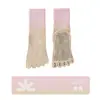 Calcetines de Cinco Dedos Pilates Profesional Antideslizantes Calcetines de Yoga para Mujer Fitness Deportes Entrenamiento Especial Verano Finos Calcetines de Dedo Dividido