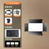 Luz de Relleno para Fotografía Móvil en Vivo Portátil Temperatura de Color Triple Iluminación Fotográfica Soporte de Piso Universal Luz de Cuatro Hojas de 10 pulgadas