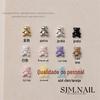 Japonês Nail Drill Joias Spray Paint Cauty Bear Liga Joias Macaron Bow Tie Bear Nail Drill Joias Atacado